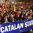 Miles de personas se desplazaron a la capital de la Unión Europea