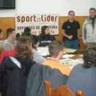 José Carlos de Marco y Ricardo Alonso, con los alumnos.