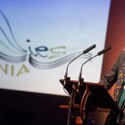 Manuel Tello León, el primer director del Ornia, participa en el acto académico por el aniversario del centro.