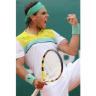 Rafa Nadal celebra su victoria ante Murray