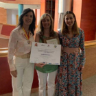 Cristina Heredero recogió el premio de la energética. IBERDROLA