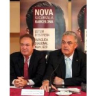 Lagartos y González, durante la inauguración de la oficina de Barcelona