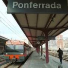 Imagen de la actual estación de Renfe en Ponferrada