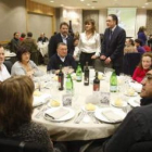 Gema Cabezas y Javier Chamorro, en la cena de la UPL