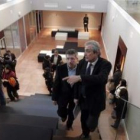José Ángel Azuara y Francisco Fernández visitaron ayer las instalaciones de la Ciuden en Compostilla