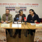López, Dujo, Alonso, Palacín y Pérez en la presentación.