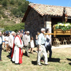 Una imagen de la procesión de santo Tirso, en la romería de principios de septiembre del año pasado.