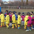 La escuela de fútbol de Villaquilambre es una de las que fomenta la enseñanza de los más pequeños en el deporte. El aprendizaje de las reglas y la deportividad, de la mano.