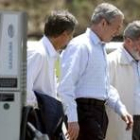 Bush y Lula, ayer en su visita a una factoría de Petrobras con motivo del acuerdo
