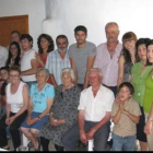 María Consuelo Cuellas, con sus familiares.