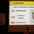 En la presentación de Ponferrada 2013 se dio a conocer a todas las candidatas.