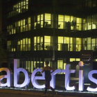 La sede de Abertis en Madrid, en octubre.