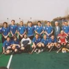 Imagen de archivo de los jugadores del Club Polideportivo Leonés de hockey sobre hierba
