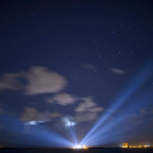 El cohete United Launch Alliance Atlas V con Orígenes de la Nasa, (Osiris-Rex) en Cabo Cañaveral en Florida. NASA