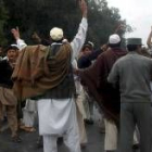 Los afganos salieron a la calle para protestar por la muerte de los civiles en el fuego cruzado