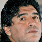 El seleccionador de fútbol de Argentina, Diego Armando Maradona.