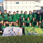 Las integrantes del Universidad de León Sprint, primeras en el cuadrangular de Pontevedra. ULE SPRINT