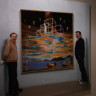 Una de las obras de la exposición en el Museo de León.
