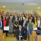 Acto de entrega de diplomas a los nuevos titulados.