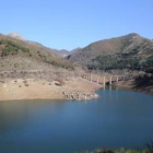 Una imagen del pantano de Barrios de Luna tomada el pasado febrero