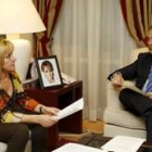 Isabel Carrasco y Alfredo Prada se reunieron en Madrid para sellar el acuerdo de colaboración