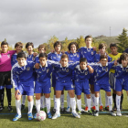 Formación del equipo de la Peña que milita en la Primera División Regional Infantil.