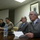 Maurilio Pérez, en primer plano, acompañado de Francisco Flecha