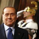 Silvio Berlusconi, el pasado febrero, en el palacio del Quirinal en Roma.