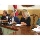 De la Torre, Salgado, Palazuelo, Quesada y Del Río, durante la presentación del programa.