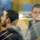 Jorge García Vidal e Israel Clemente, durante el juicio en la Audiencia