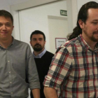 Íñigo Errejón y Pablo Iglesias en una imagen de abril del pasado año.