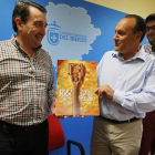 Presentación del cartel ganador, ayer en el Consejo.