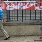 El sector del transporte fue uno de los más afectados por el paro general  de ayer en Portugal