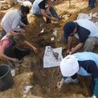 Exhumación de una fosa común en la que se enterró a 13 leoneses en la comarca zamorana de Tábara