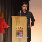 Ignacio Mañá, en el momento de recoger el premio.