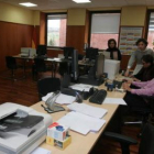 Depedencias del octavo juzgado, en la biblioteca.