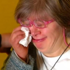 Las lágrimas de Julia esconden el dolor del rechazo. Hace unos días fue expulsada de una charla publicitaria por tener síndrome de Down.