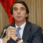 Aznar, durante la presentación de un libro de la FAES.