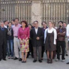 Perandones y el partido arroparon la lista.