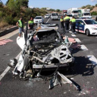 Accidente mortal en la N-340 cerca de Altafulla, el pasado 7 de septiembre.