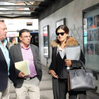 El concejal Pedro Llamas en el nuevo pasaje fotográfico.