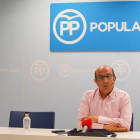 Francisco Castañón, portavoz del PP en la Diputación. MIGUEL F. B.