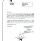 Copia de la carta remitida por el comité al director general de Endesa