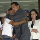 Chávez recibió al padre del soldado y a la madre de Betancourt