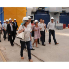 Una de las visitas realizadas a la planta roblana cuando fue inagurada en el año 2010.