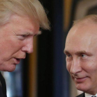 Trump y Putin en la cumbre de la APEC el pasado mes de noviembre.