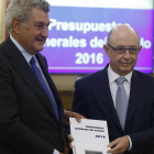 Posada y Montoro, en la presentación de los Presupuestos.
