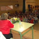 Mª Eugenia Gancedo participó en un coloquio sobre mujer y política con niños del Gadañón