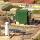 Imagen aérea de la planta de biomasa ubicada en la localidad segoviana de Cuéllar.