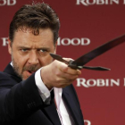 Imagen de archivo del actor Russell Crowe durante la presentación de la película 'Robin Hood'.